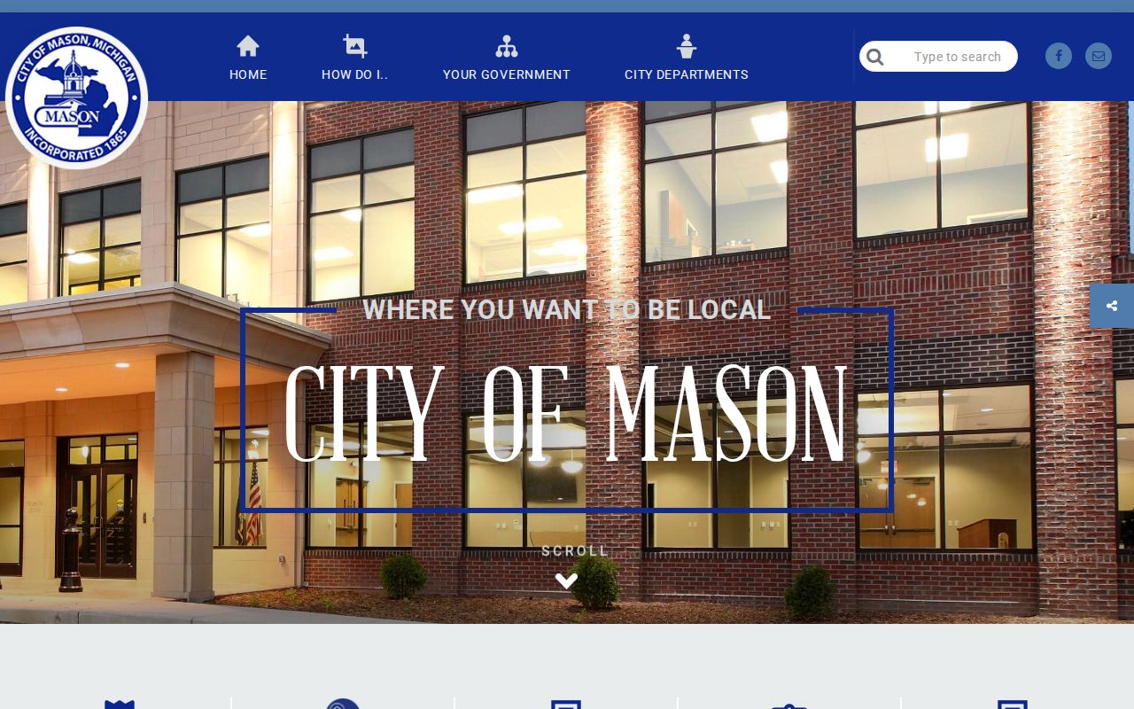 Mason court docket municipal facility page